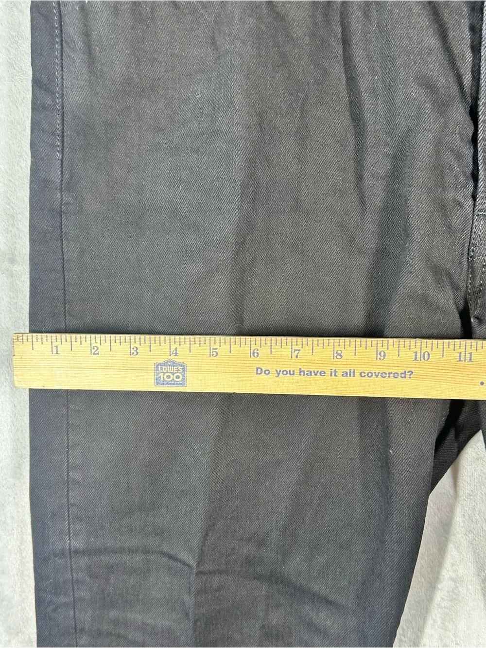 Levi's 501 Jeans Men's Size 40x32 Straight Leg Denim Black Jeans Button Fly